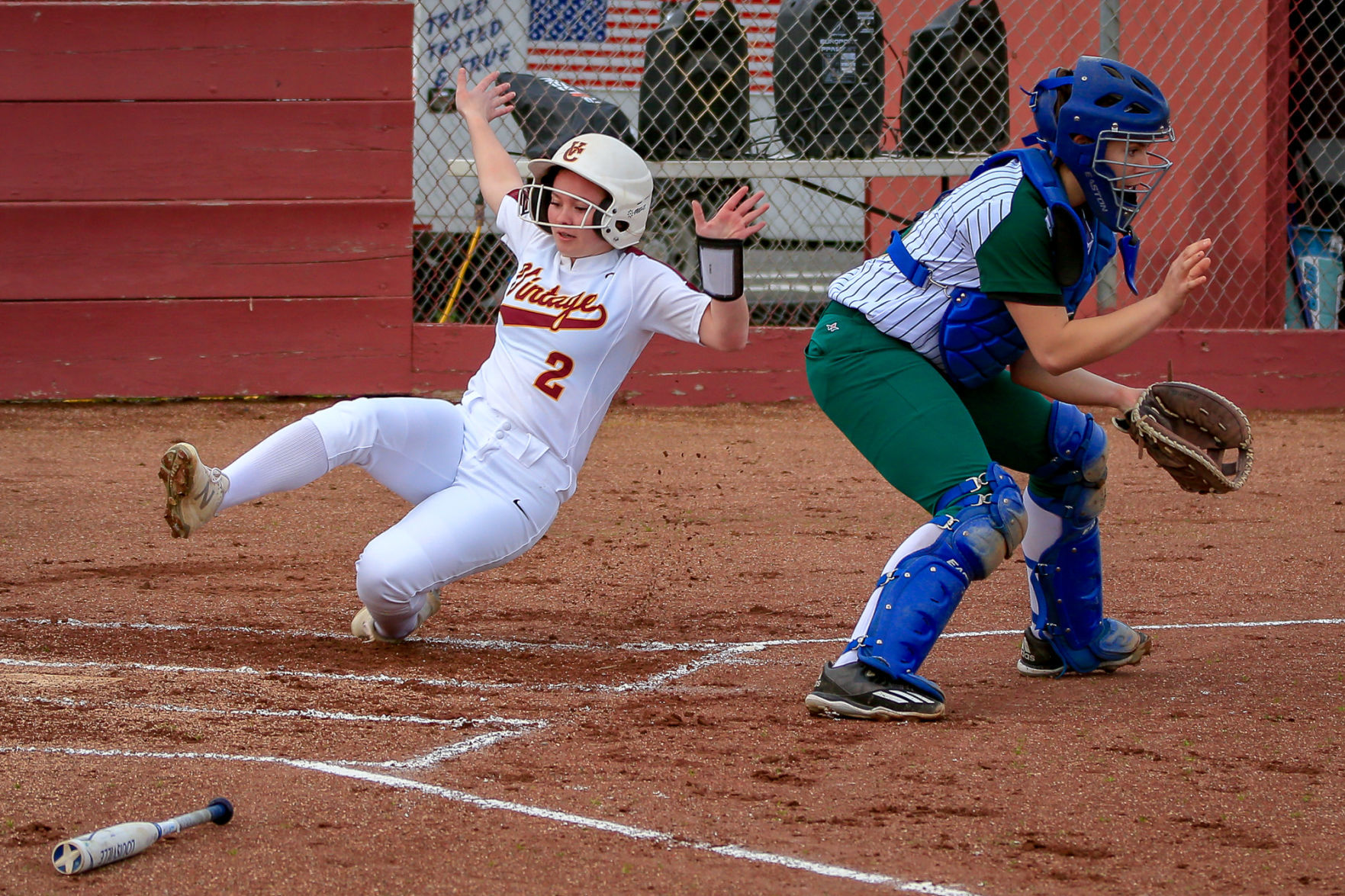 Vintage softball vs. Maria Carrillo